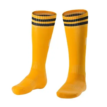 1 Чифт Унисекс Гамаши До Коляното Чорапи Футболни Чорапи Над Коляното Чорапи До Глезена Бягане За Футбол, Мъжки, Дамски Чорапи Черен
