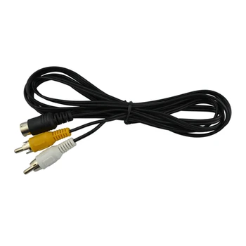 10шт 3-пинов AV кабел за SEGA Mega Drive 2 RCA кабел за SEGA Genesis 2 Аудио-видео кабел
