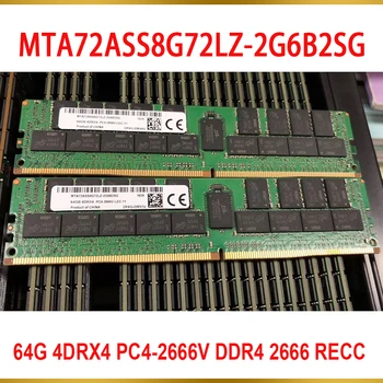 1бр за MT RAM, 64GB 64G 4DRX4 PC4-2666V DDR4 2666 RECC MTA72ASS8G72LZ-2G6B2SG 