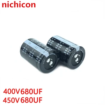 (1бр) кондензатор 680 uf 400 В 450V680UF Nippon Nikkei 30X50/60 35X40/45/50/ 60 мм
