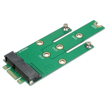 2 SSD-памет Msata Mini PCI-E 3.0 за Ngff M. 2 B с ключ SATA Интерфейс карта адаптер