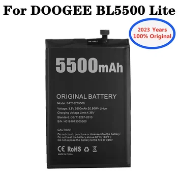 2023 Година, Новият 100% Оригинална Батерия BAT18735500 5500 mah За Doogee BL5500 Lite BAT18735500 Батерии За мобилни телефони BL 5500 Battery