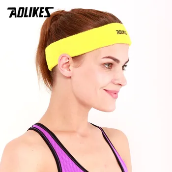 AOLIKES, 1 бр., висококачествен памучен спортно облекло за мъже, спортна превръзка от неопрен за жени, ленти за коса, за йога, спортни предпазни ленти за глава