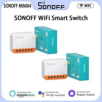 Sonoff MINIR4 WiFi Smart Switch 10A Mini Extreme 2-Полосное управление на Реле 