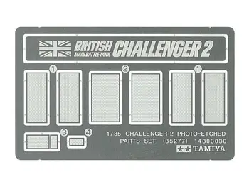 Tamiya 35277 Детайли с фототравлением 1/35 за резервоар модели 35274 British Challenger 2