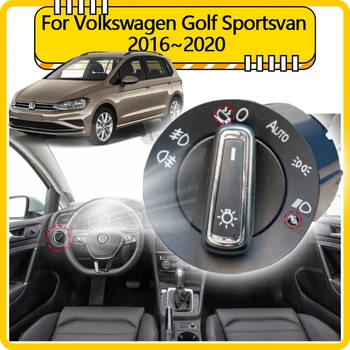 Автоматично включване на предните Фарове За Volkswagen VW Golf Sportsvan 2016 2017 2018 2019 2020 автоаксесоари Актуализиране за Автоматично Управление на Осветлението