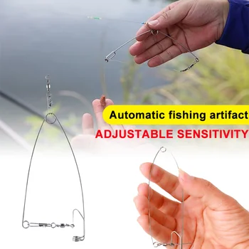 Автоматично Риболовен устройството Автоматично Риболов Кука от неръждаема Стомана Универсален Риболов Кука Мързел Person