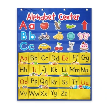 Азбуки Имат схема За изучаване на букви Стенни диаграма Азбуки Централна Имат диаграма Набор от карти за децата Играчката за изучаване на букви D5QC