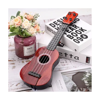 Детска играчка-китара, детски музикален симулатор, на гитарном инструмент Mini Four Strings Може да се играе за ранно обучение