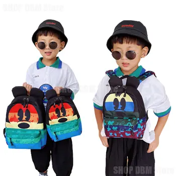 Детски училищен чанта Disney с Мики Маус, детски раница, ученически чанти за детска градина, раници за малки момичета и момчета, cartoony зона за деца