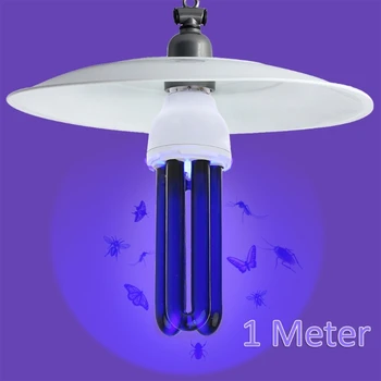Електрическата крушка Blacklight 220V 30W E27 с UV лампи за унищожаване на комари