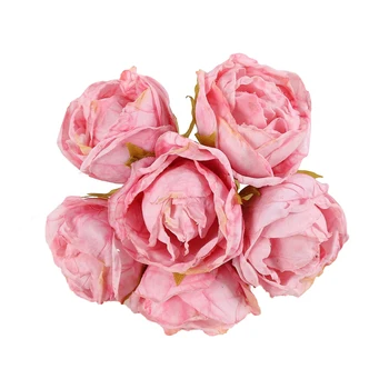 Интериор от изкуствени цветя рози Букет от изкуствени цветя, Сватбена аранжировка за декор градина на хотела