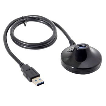Кабел-удължител Cablecc USB 3.0 Type-A за докинг станция от мъжа към жената 480 Mbit/ s 0,8 м