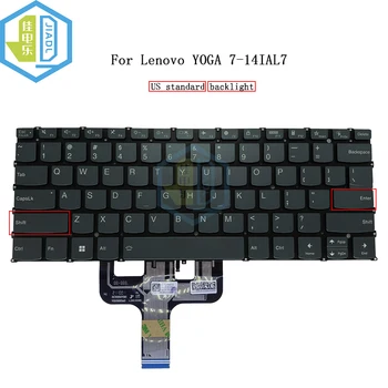 Клавиатура с подсветка English US За Lenovo YOGA 7-14IAL7 PT4SB-US SN21G96020 V215220AS1-US Клавиатура на Лаптоп С Подсветка New