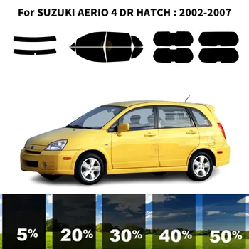 Комплект за UV-оцветяването на автомобилни прозорци от нанокерамики Автомобили фолио за прозорци SUZUKI AERIO 4 DR HATCH 2002-2007