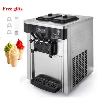 Машина за приготвяне на мек сладолед обем 20-28 л / ч, търговска вендинг машина за замразяване на сорбета, настолен апарат за замразяване на сладки оръжие