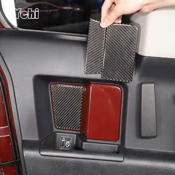 Меко Въглеродни влакна За Toyota FJ Cruiser 2007-2021 Вътрешната дръжка на задната врата на колата, слот за подложка, накладки, стикер, автомобилни Аксесоари