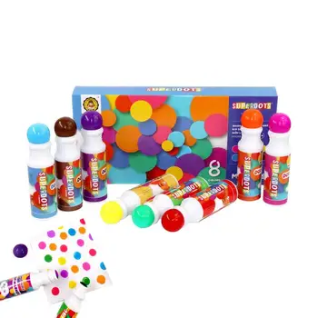 Миещ точка маркери Комплект за рисуване точечными пере художествени маркери, забавни и стираемые дръжки за оцветяване с маркери, сухо изтриване за деца, момчета и момичета
