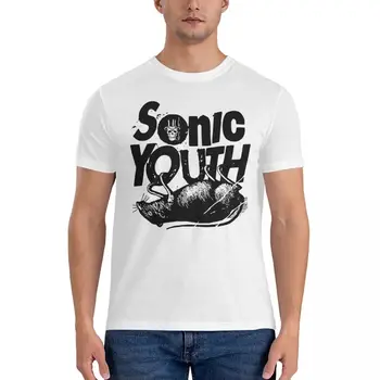 Мъжки вело тениска Sonic Youth за почивка, памучен тениска с кръгла яка, риза с къс ръкав, дрехи 6XL