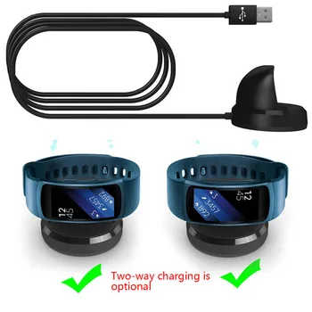 Подмяна на Магнитно зарядно устройство на Докинг станция за Smartwatch USB Charger За Samsung Gear Fit2 SM-R360 Wristband