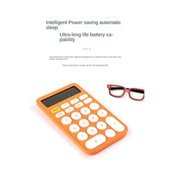Прост калкулатор ръководство Помощник на студента за обучение Калкулатор Мини Преносим калкулатор Розов