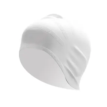 Силиконова шапка за плуване BOIHON, дамска шапка за плуване с дълга коса, защищающая ушите, Спортна шапка за басейна