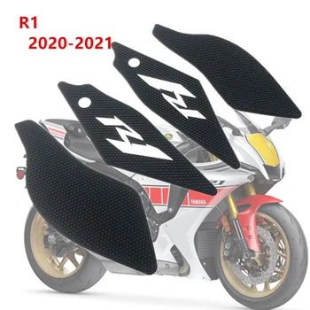 Страничните Накладки На Горивния Резервоар на Мотоциклет, Защитни Стикери, Наколенник, Дърпане Тампон За Yamaha YZF R1 R1M YZFR1 YZF-R1 2020 - 2021
