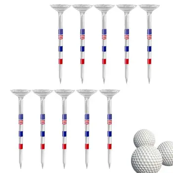 Тениски за голф с флага на сащ, звездно-шарени тениски за голф, червени, бели и сини тениски за голф, за игра на топка за голф, които намаляват триенето и странични