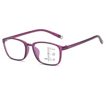 Унисекс, ультралегкие прогресивни очила за четене с отблясъци, очила за далекогледство, с двойно предназначение, далечния и близкия действия