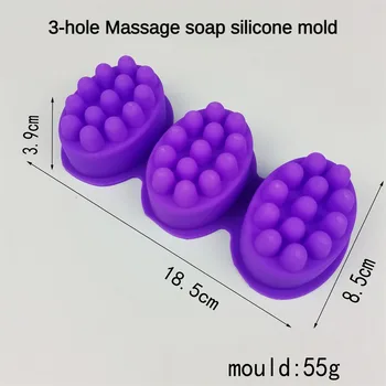 Форма за собственоръчно сапун, гъвкави и нелипкая, обезопасена, ръчно изработени, на силиконова форма за сапун, Широк спектър от приложения, удобна