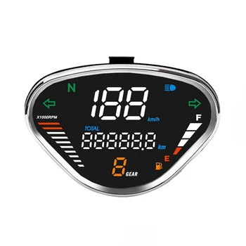 Цифров измерител на LCD скоростомер, Километраж, Оборотомер дисплей за HONDA DAX70 CT50 Jialing70