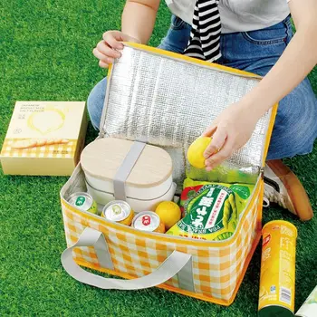 Чанта за обяд на светкавици, чанти за приготвяне на барбекю, термоизолированный хладилник, чанта за съхранение на продукти за къмпинг през Пролетта чанта за пикник