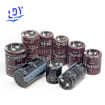 1 бр. електролитни кондензатори от бичи рога 250 x 330 icf/470/560/680/820/1000/2200 микрометод