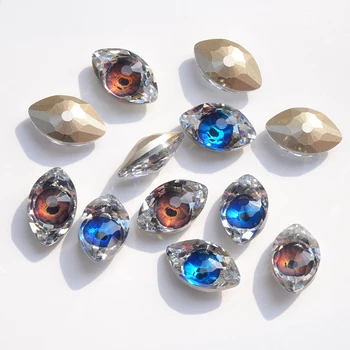 (1 бр.) Оригинални кристали от Австрия 4775 очите необичайни каменни мъниста от планински кристал за колиета, обеци, бижута със собствените си ръце
