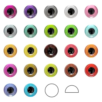 10 бр./лот Плосък crystal цвят на очите прозрачни очи с наклеенными плоски мънистен за очите аксесоари за детски играчки 
