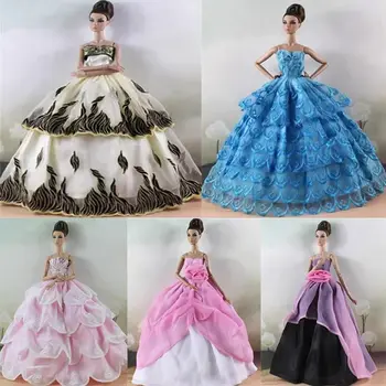 2023 Най-новото сватбена рокля за кукла дължина от 30 см, пола, модни и ежедневни дрехи ръчна изработка, празнична облекло принцеси за момичета за куклено аксесоари 1/6 BJD
