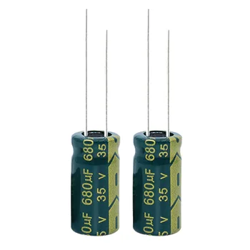 20pcs Електролитни кондензатори с висока честота с ниско съпротивление 35V680UF 10*17 мм захранващ Адаптер 680UF/3 5V