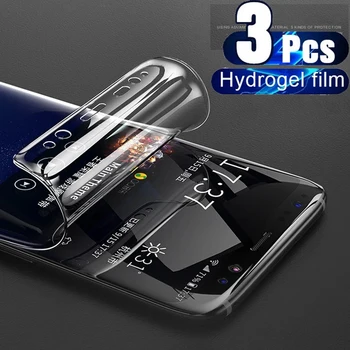 3шт Мека Гидрогелевая Филм TPU Отпред и Отзад За Samsung Galaxy S8 S9 S10 Plus S10e Note 10 Плюс 9 8 7 FE Full Screen Protector Cover