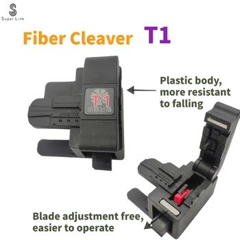 Fiber Секира T1 Plastic Cut Knife Безплатна корекция на Нож За рязане на оптични влакна Лесен за използване инструмент за студен изрязване на Ftth Knife tool