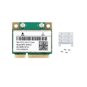 MPE-8265AC Безжична карта Half Mini PCI-E Wifi Wifi 5 dual band 802.11 AC 2,4 Ghz И 5 Ghz 1200 Mbps Мрежова карта за Wlan