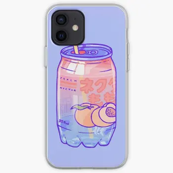 Peach Bubbles Iphone Tough Case Калъф за телефон, Адаптивни за iPhone 6 6S 7 8 Plus X XR XS Max 11 12 13 14 Pro Max Mini Soft