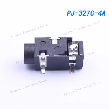PJ-327C-4A жак за слушалки 3.5 мм Тип конектор: жак за слушалки 3,5 mm Номинален ток: 500 ma номинално напрежение: 30