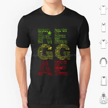 Reggae Calligraphie Art Rastafari For Rasta Любовник Повтаря Тениска 6xl Cool Cotton Tee С Дредами Rastafari Rastafarian Reggae Lion