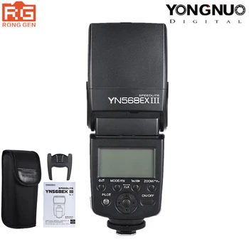 YONGNUO YN568EX III YN-568EX III TTL Безжична HSS Светкавица Speedlite за Цифров Огледално-рефлексен фотоапарат, Canon, Nikon, Съвместима с YN600EX-RT II YN568EXII
