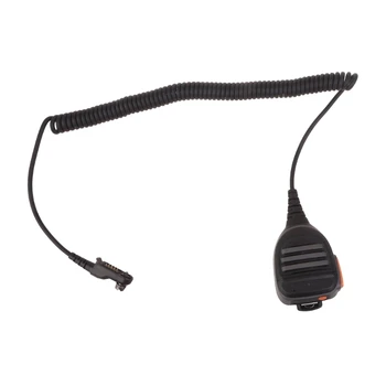 Безжична ръчен микрофон, с ергономичен дизайн на слушалки за AP580 BP565, идеален за мобилни радио и преносими уоки-токита, лесен