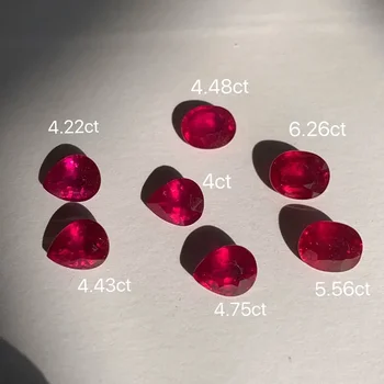 В Състава на Ruif предлагат Приятна Ruby круша с естествен пълнеж и овална полускъпоценни камъни с размер на 9х11 мм за направата на изящни бижута