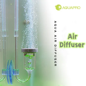 Въздушен дифузор Aquapro за аквариум с аквариумными рибки Мини-въздушен дифузор Брояч на мехурчета Рафинер Кислороден помпа Тъпо клапан Nano
