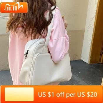 Дамска чанта, дамски чанти, дамски чанта през рамо, училищна чанта за тийнейджъри голям капацитет, ежедневна чанта от изкуствена кожа, директна доставка