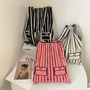 Дамски чанта от плат, плетиво, цветен лоскутная плат, плисирани чанти, Вълнена тъканта, чанта, сгъваема чанта за пазаруване за дамите