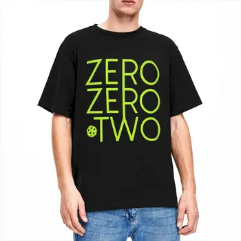 Забавна тениска Zero Zero Two Classic Pickleball За мъже и жени, памучни тениски с кръгла яка и къс ръкав, подарък облекло